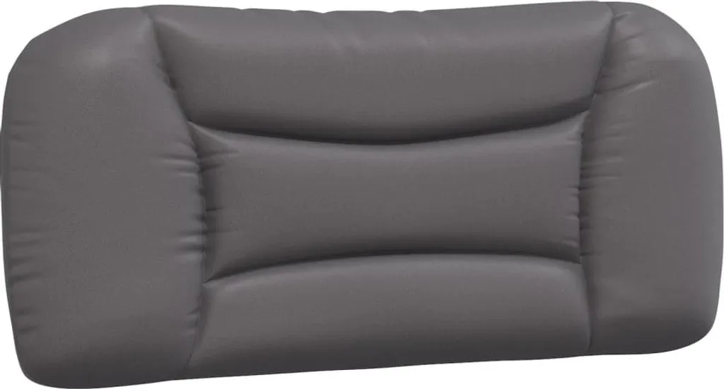 Hvar Coussin Tête de Lit Gris 90cm - Confort et Similicuir Élégant