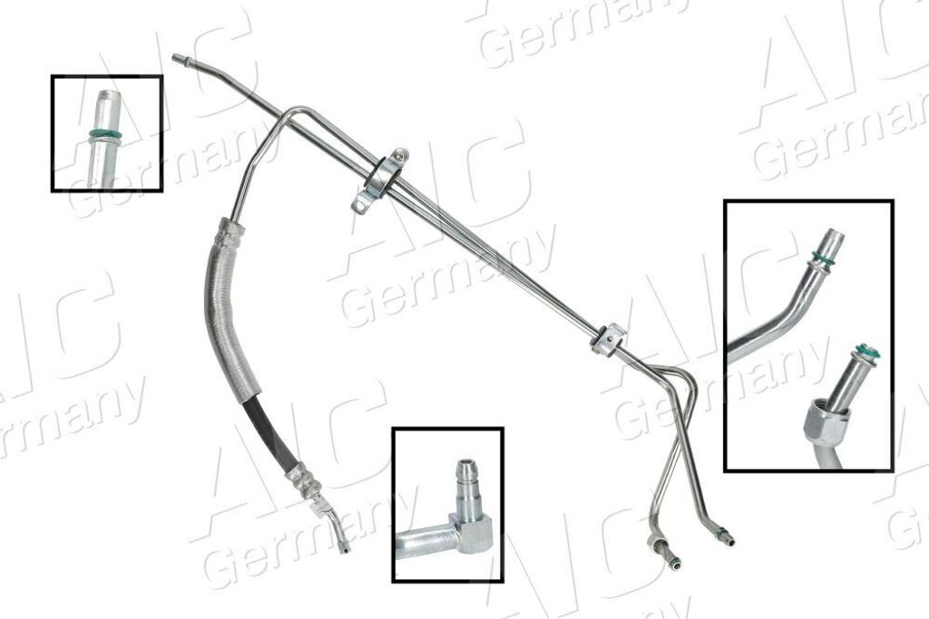 AIC 54986 Servoleitung für FORD KA (RB) von Hydraulikpumpe nach Lenkgetriebe von Ausgleichsbehälter nach Hydraulikpumpe