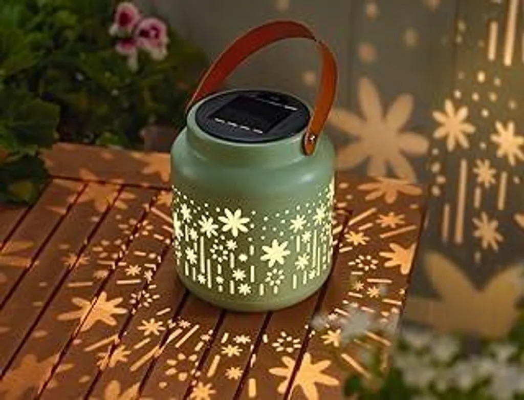 Lanterna Solare Design moses. Blatt & Blüte Schattenzauber LED