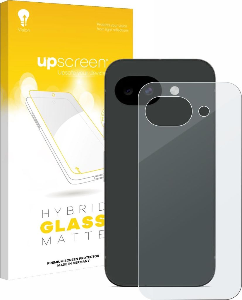 upscreen Entspiegelungs Schutzglas für Google Pixel 10a (Rückseite) Schutzfolie Panzer Folie Glas Display Schutz matt