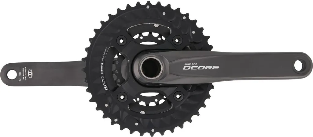 Pédalier Triple Plateaux Shimano DEORE M6000 175mm pour VTT 10 Vitesses