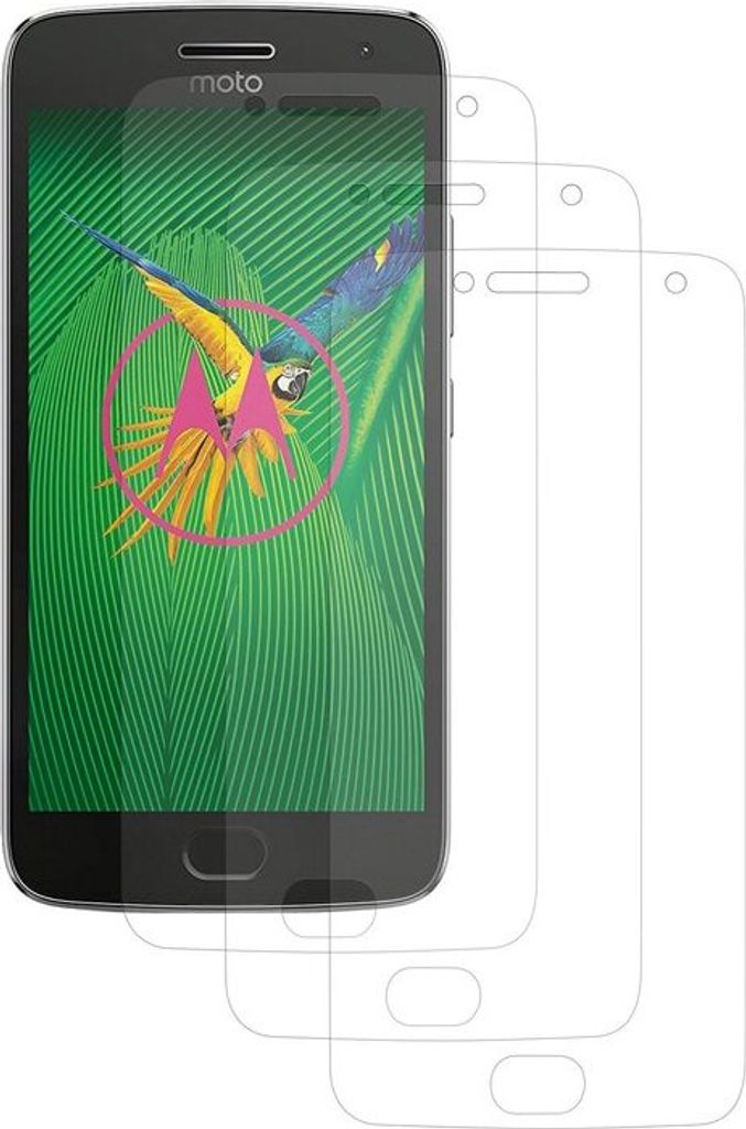 3x Premium Matt Display Schutz Folie Folien für Motorola Moto G5 PLUS