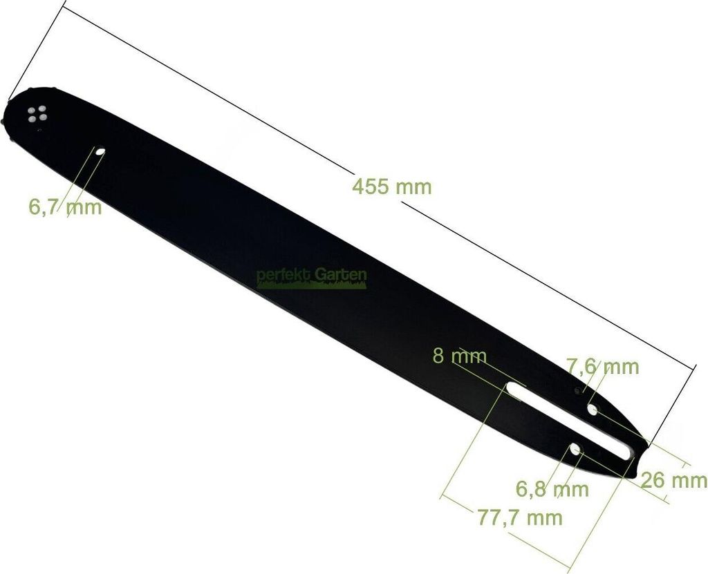 lama 40cm 16" per motosega Fuxtec Horn McDillen Tarus Immagine del prodotto 