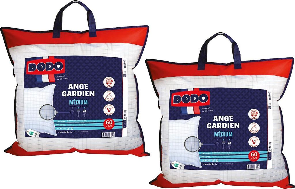 Set mit 2 kleinen DODO-Kissen - Vollständiger Schutz gegen Produktbild 