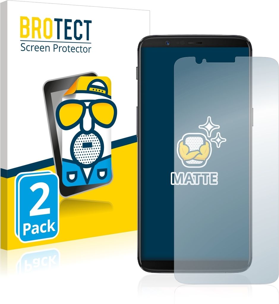 2x BROTECT Schutzfolie für OnePlus 5T Displayschutz Produktbild 