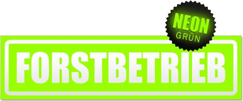 Forstbetrieb invertiert Magnetschild Schild magnetisch