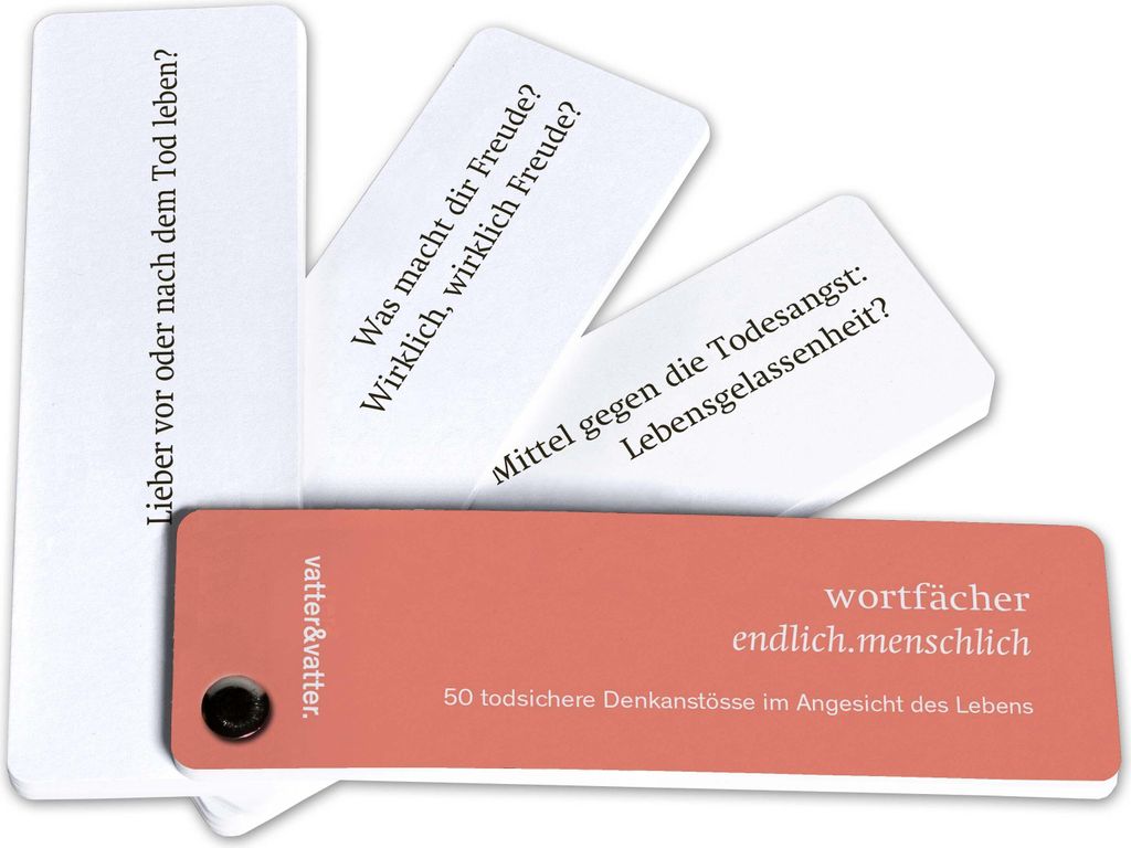Wortfächer - endlich.menschlich.