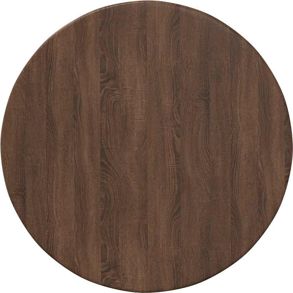 Tischplatte Braun Eichen-Optik Ø 40 x 1,5 cm Holzwerkstoff