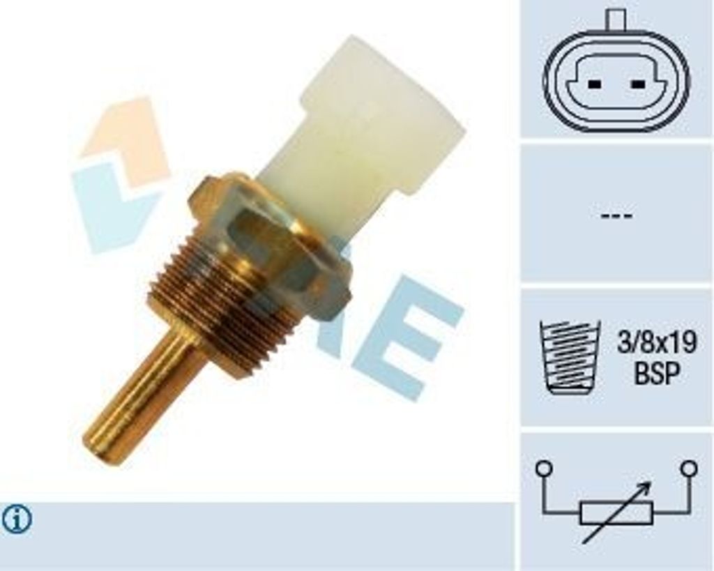 FAE Kühlmitteltemperatursensor 33345 für OPEL ANTARA