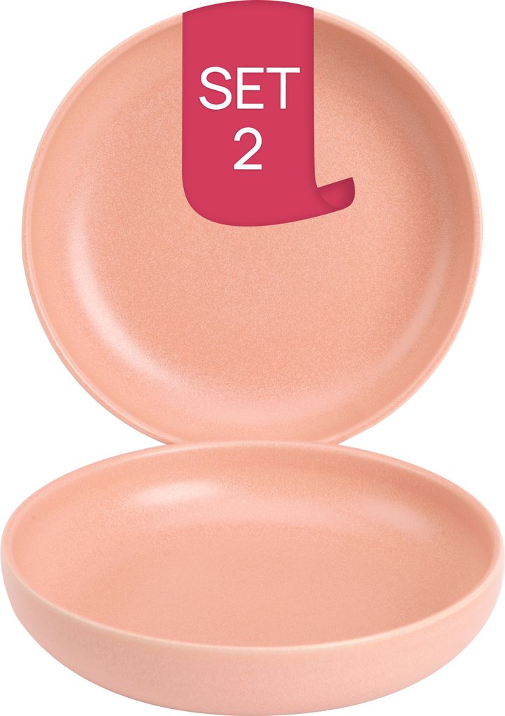 James Cooke - Tiefes Bord - Bliss - Steinzeug - Ø 22 cm - Produktbild 