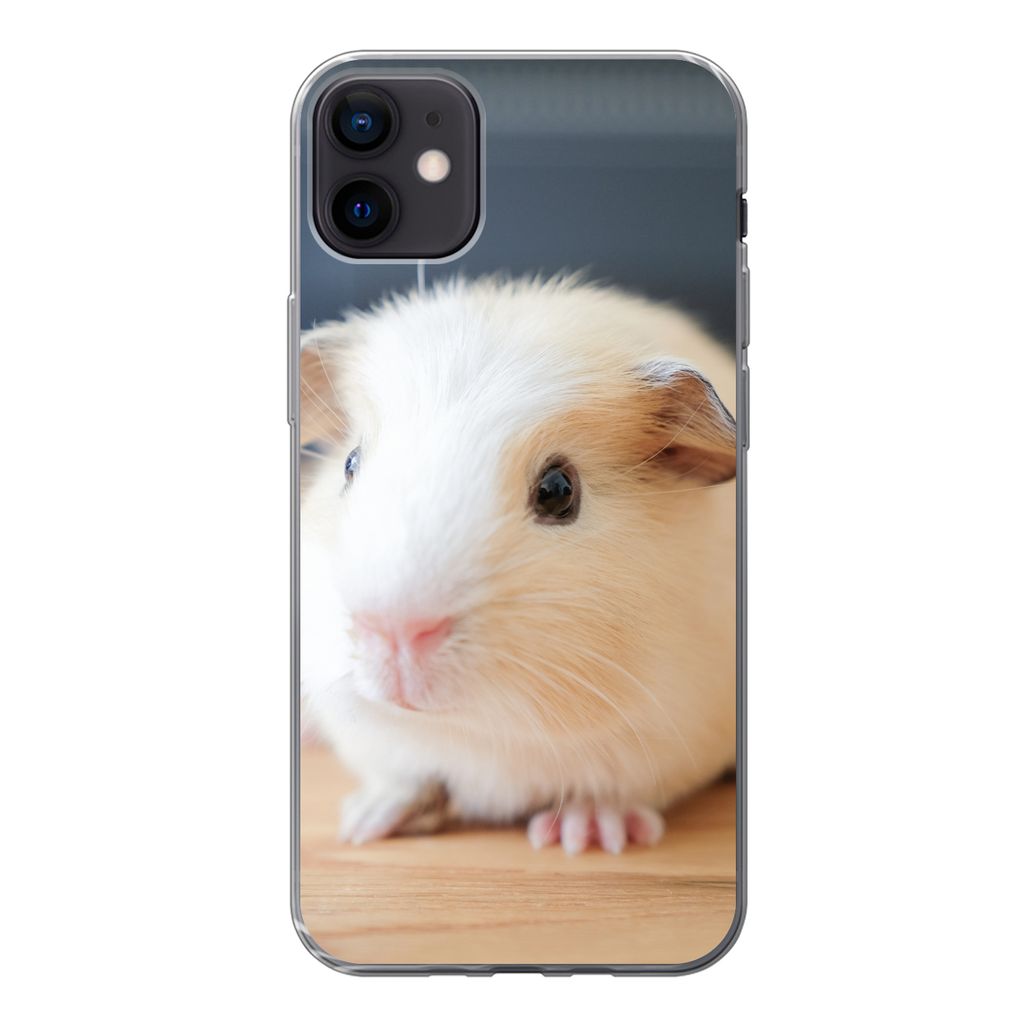 MuchoWow Handyhülle Schutzhülle Hülle für iPhone 12 mini Niedliches Baby-Meerschweinchen Silikon Softcase Handy Hülle - Bild