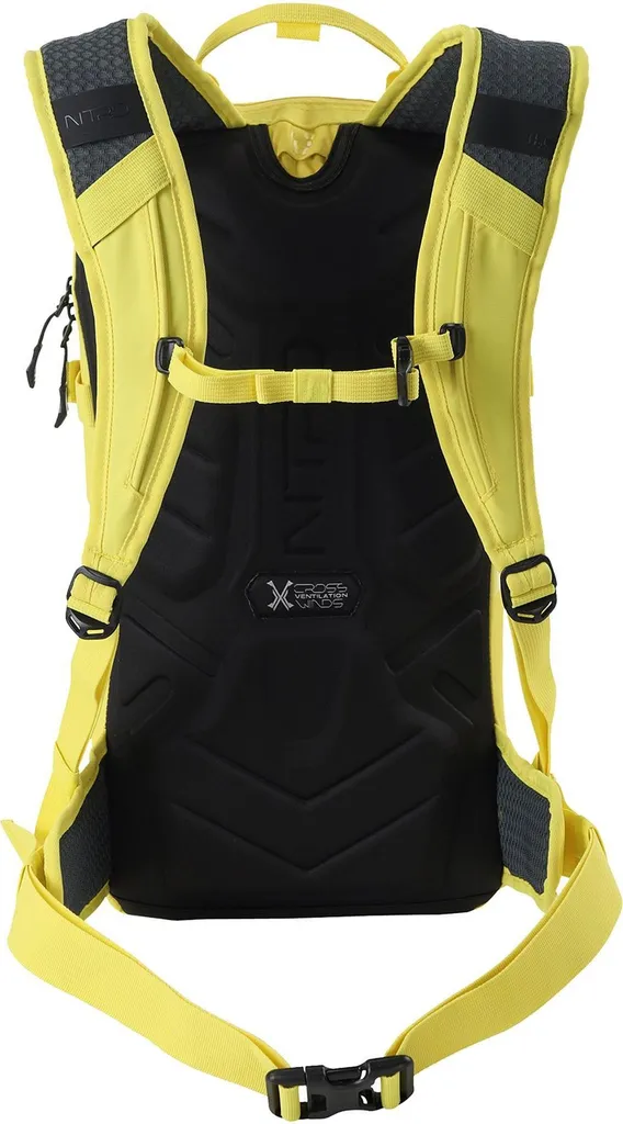Sac à Dos De Randonnée NITRO Rover 14 Jaune - 14L Avec Ventilation Cross Winds Et Compartiments Organisés