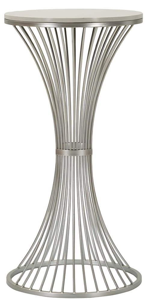 Mauro Ferretti Tavolo a imbuto Ø 40x79 cm argento Immagine del prodotto 