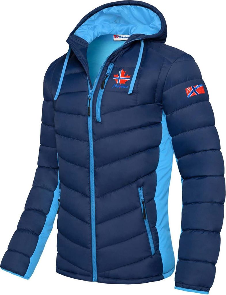 Nebulus Winterjacke MERIK Herren, warme Outdoorjacke, praktische & vielseitige Übergangs- & Winterjacke, P4801 - Herren, navy-blau, XL