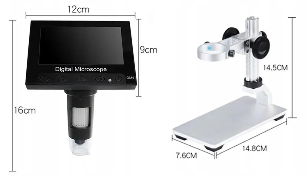 Microscope Électronique avec Écran pour Soudure et Inspection de Circuits - 2