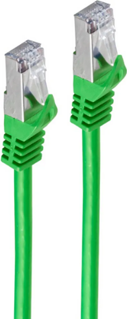 Cavo LAN High-Speed Shiverpeaks Cat 6A U/FTP Piatto 25cm Verde