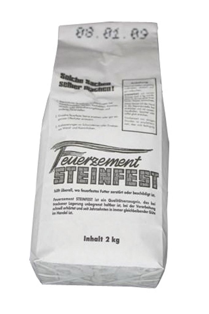 STEINFEST Feuerfester Zement 2 kg, hitzebeständig bis Produktbild 
