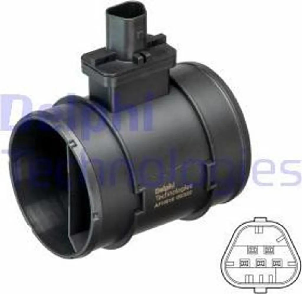 Débitmètre d'Air Delphi AF10519-12B1 Haute Précision pour 13262124 Meriva