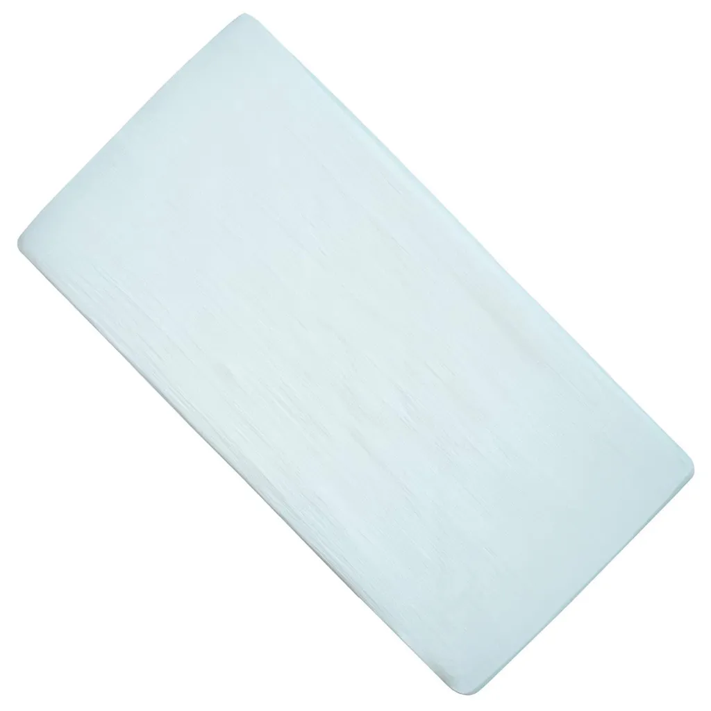 Drap-housse 90x190 bleu en gaze de coton pour lit enfant : confort et style