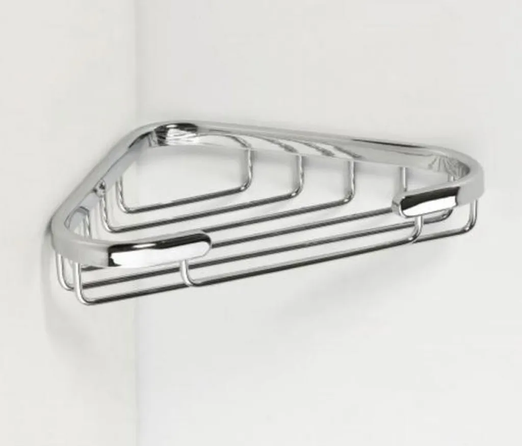 Porte-savon d'angle CYTRO en acier inoxydable 23x13x3 cm pour la douche
