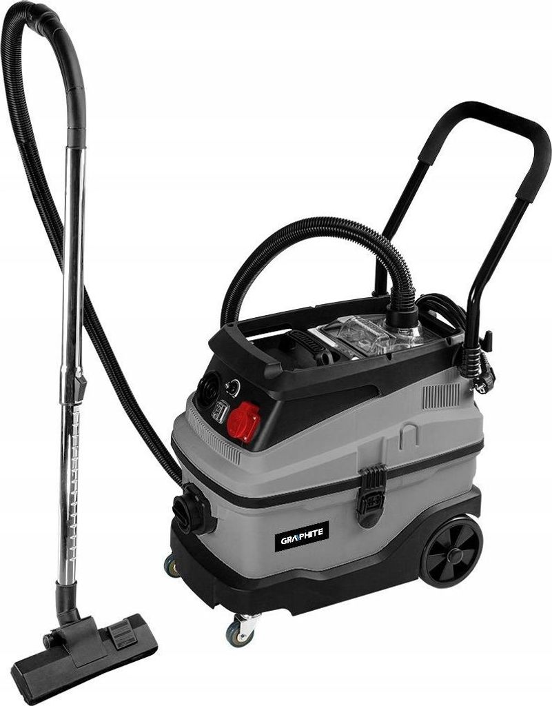 Industrie Staubsauger Graphit 59G610 1600W Wasserfilter 30L Nass Trocken