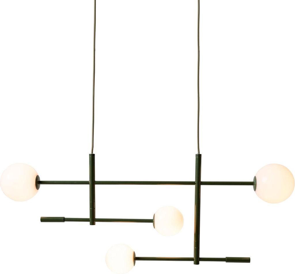 it's about RoMi - Hängeleuchte Copenhagen - Grün - 97x13x215cm Hängelampe - Esstischlampe - Wohnzimmerlampe - Schlafzimmerlampe - Wohnzimmer