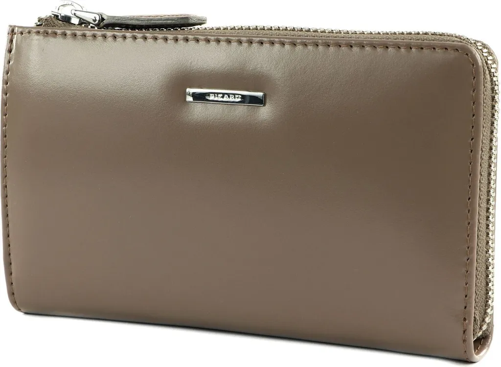 Porte-monnaie zippé en cuir Picard Offenbach avec grand rangement chic