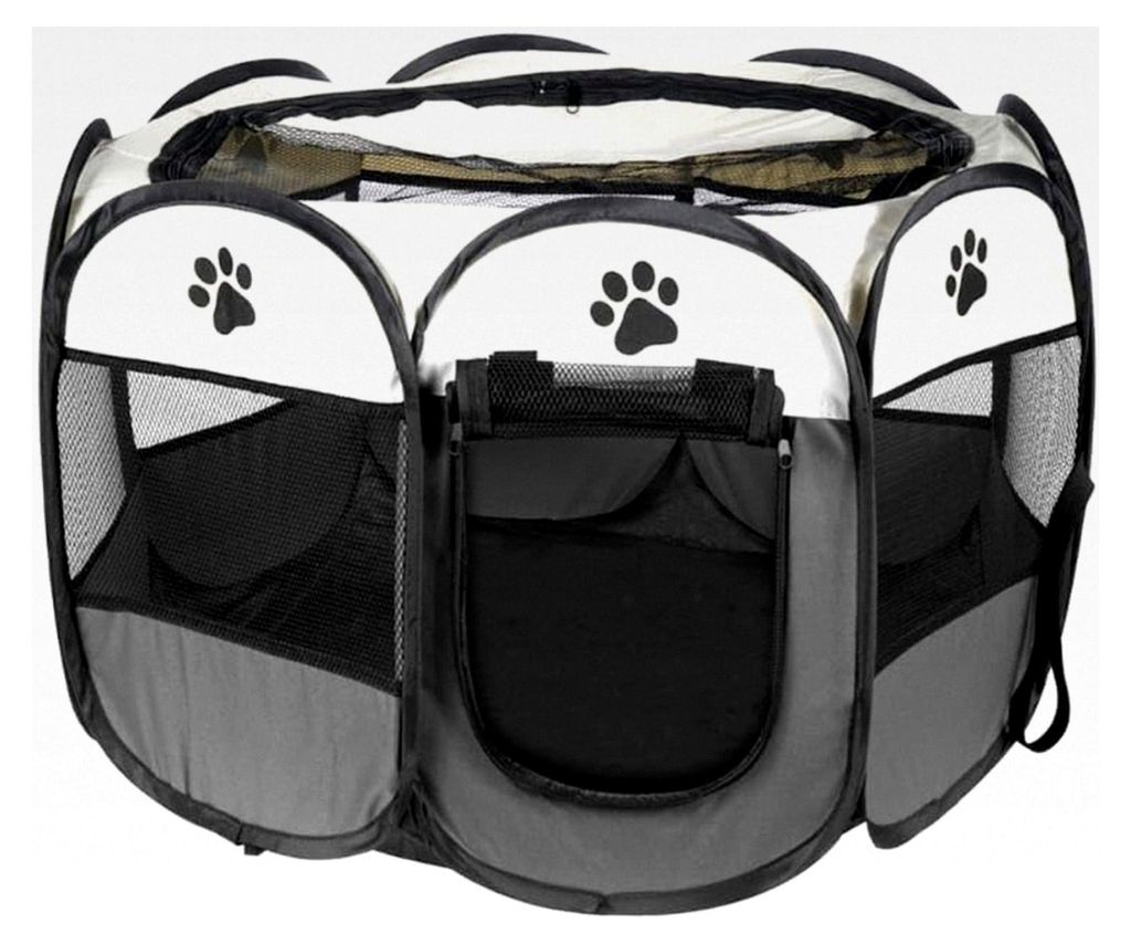 Faltbarer Welpenlaufstall Tierlaufstall Hundekäfig Ø 67 cm x 46 cm