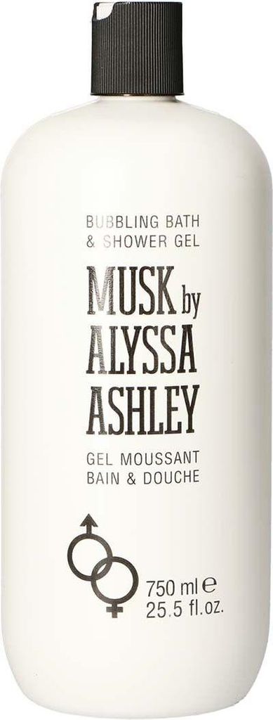Alyssa Ashley Musk Bubbling Bath & Shower Gel 750 ml UNISEX Obrázok produktu 