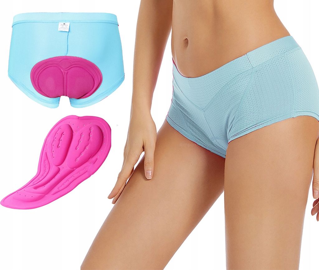 Radunterhose mit Gel-Sitzpolster, Größe M, Blau, Produktbild 