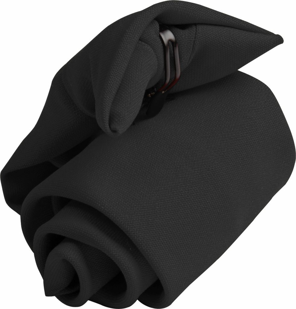Premier Herren Clip-On-Krawatte, unifarben RW1136 (Einheitsgröße) (Schwarz)