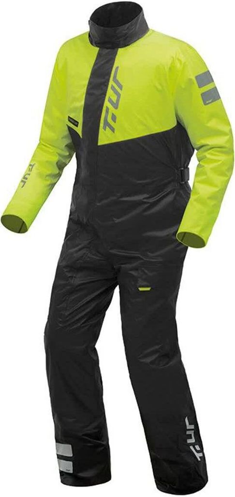 T.UR Fulltrip Hydroscud Schwarz Gelb Fluoreszierend Wasserdichter Anzug Genehmigt größe XXXL
