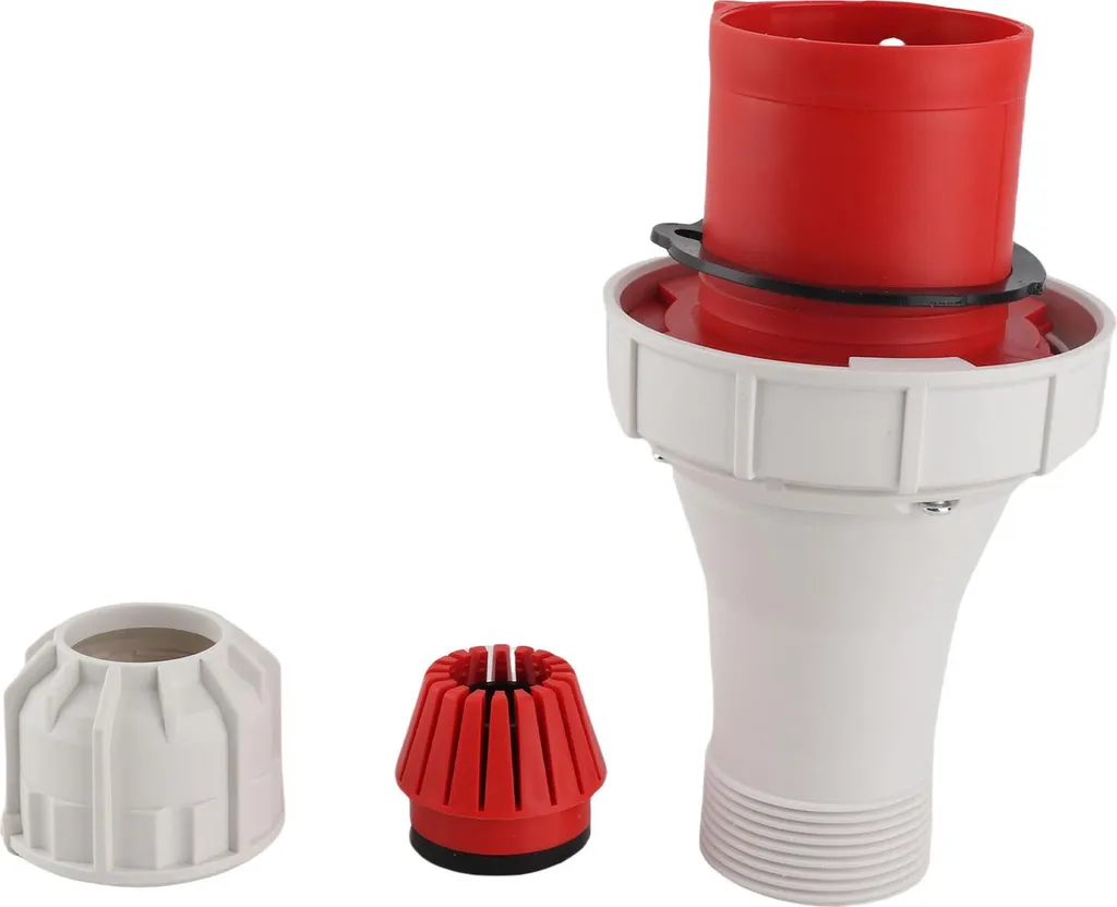 Prise industrielle 63A IP67 rouge anti-poussière et humidité 5 broches