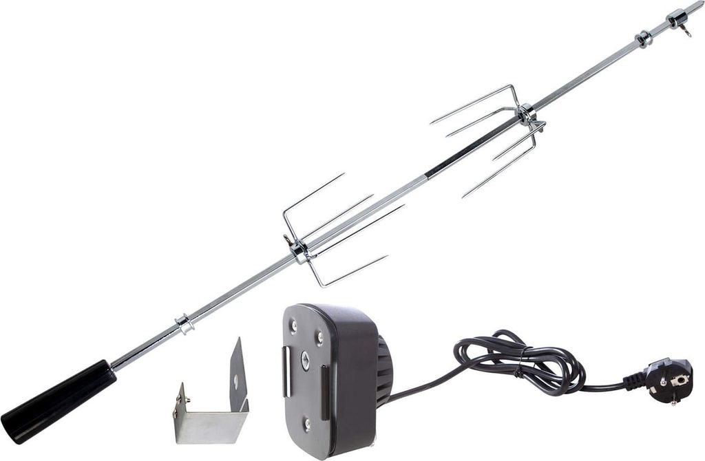 Allgrill Grillspieß-Set für Gasgrill Chef M 74 cm Drehspieß