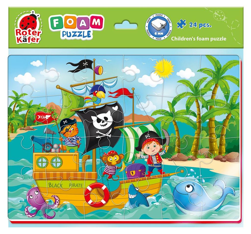 Puzzle piankowe A4 Piraci z zabawnymi obrazkami Obrázok produktu 