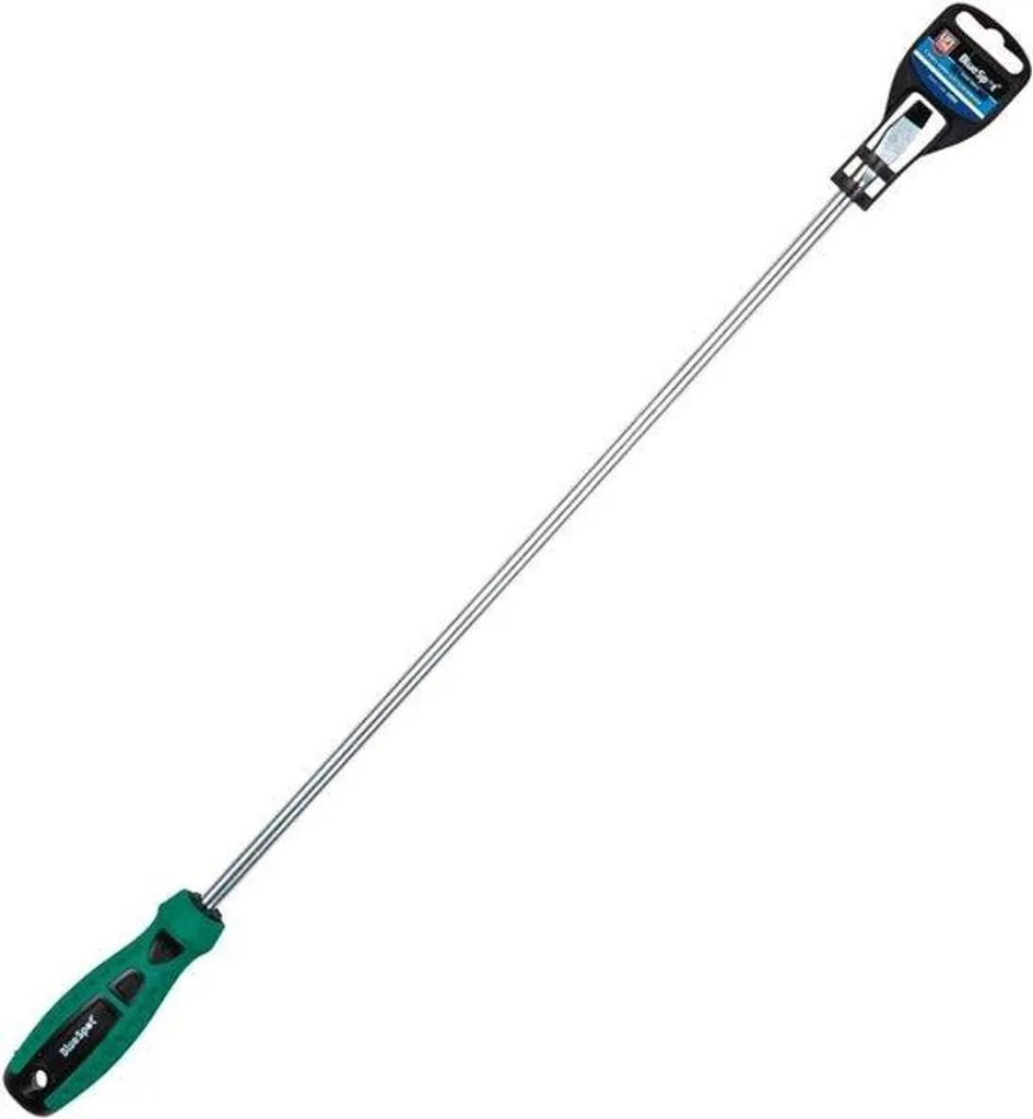 Tournevis plat 95 x 450 mm robuste - Manche ergonomique et acier trempé