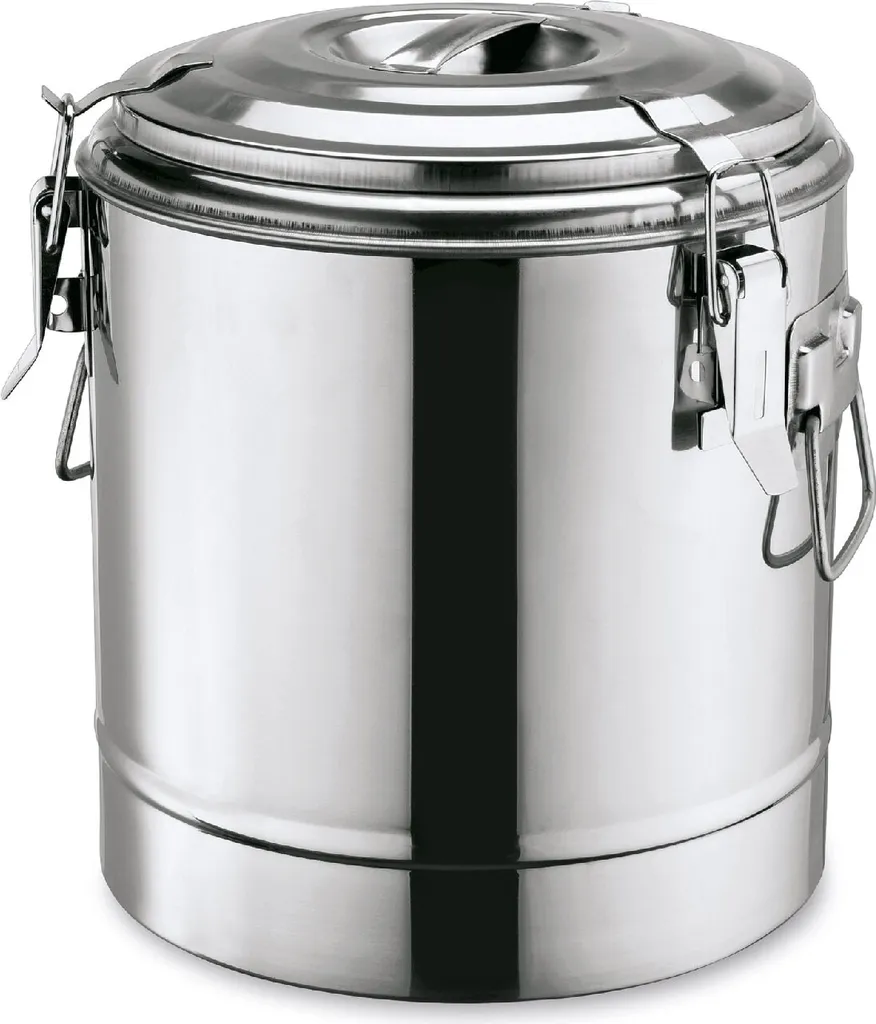 WAS Germany Récipient Isotherme 22L en Acier Nickel-Chrome Ø 35 cm