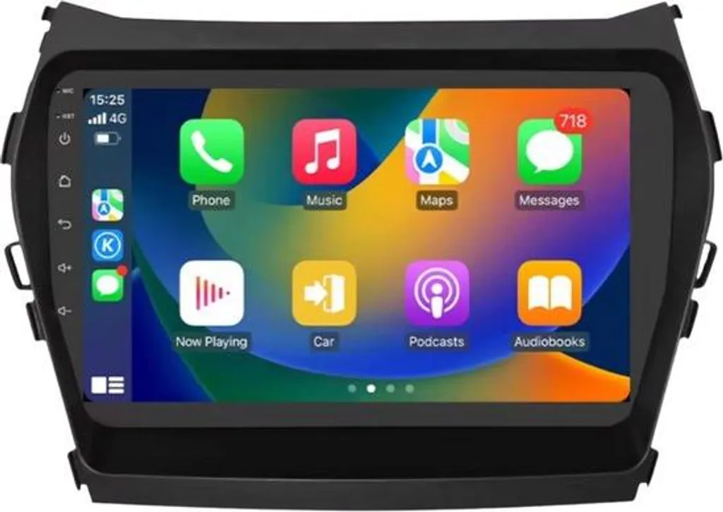Poste Radio Android Hyundai iX45 Santa Fe avec GPS et Écran Tactile