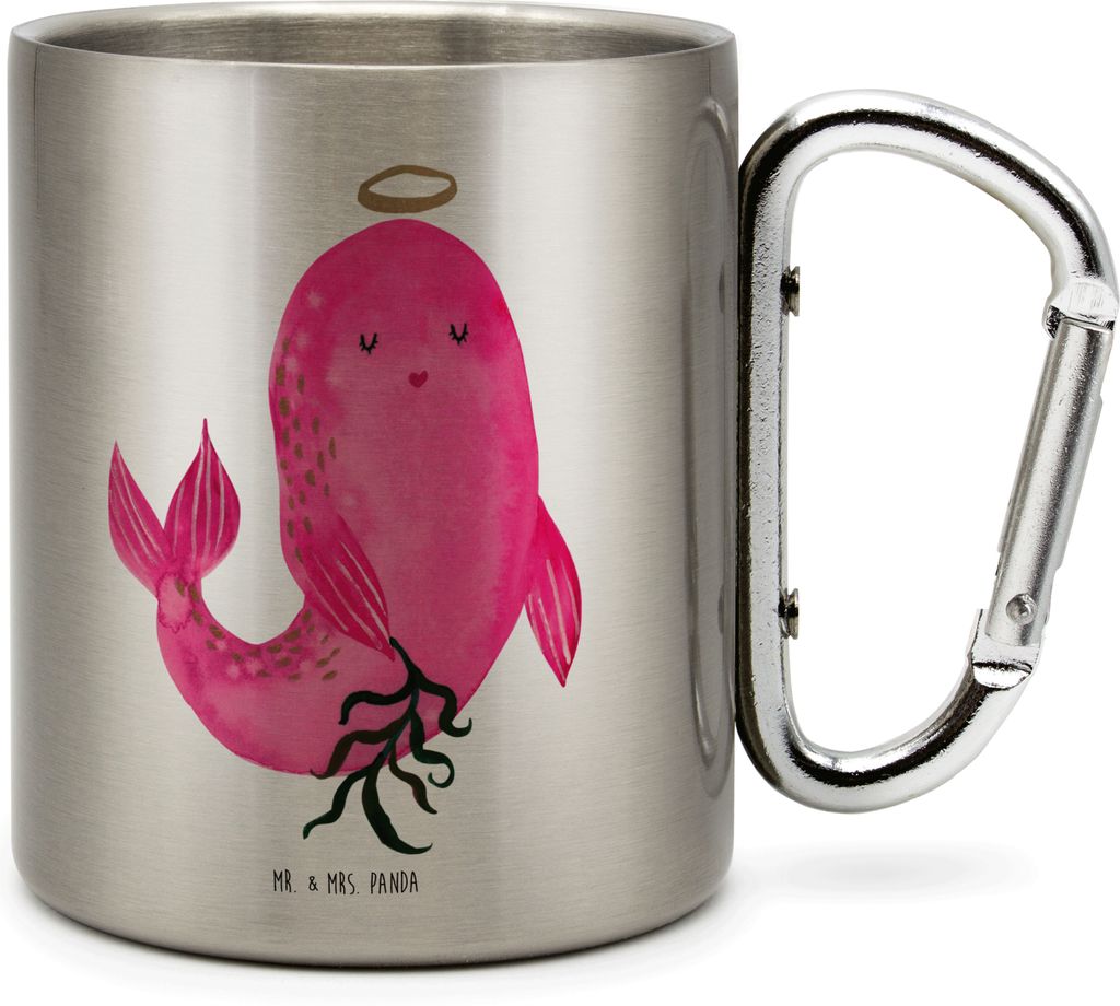 Mr. & Mrs. Panda Thermobecher Sternzeichen Jungfrau - Transparent - Geschenk, Jungfer, Reisebecher, Teetasse, thermotasse, Meerjungfrau, Geburtstag...