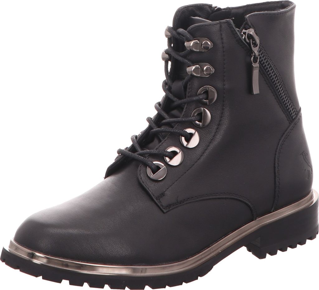 2 GO Schnür-,Zug-u.Schnallenstiefel in schwarz, Gr. 40