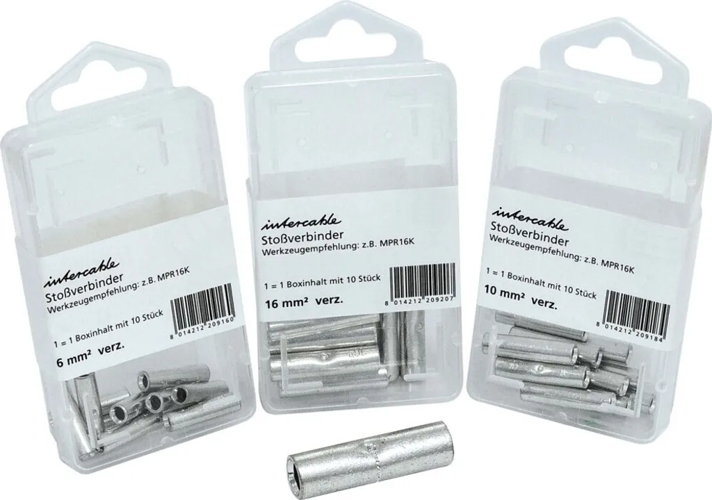 Connecteur à sertir Intercable ICR6V SB10 en cuivre - Pack 10 pièces