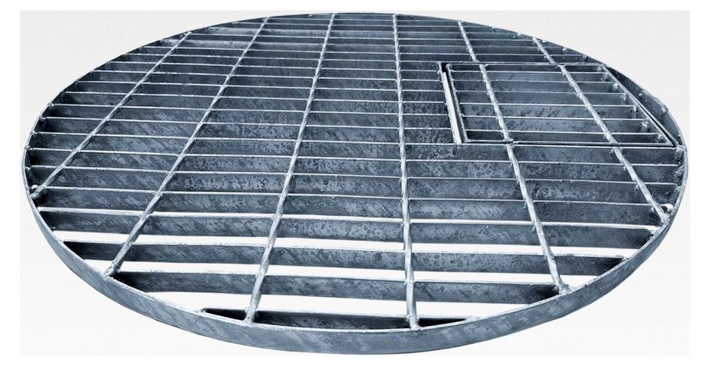 Rundes Abdeckgitter verzinkt D=66 cm bis 250 kg Produktbild 