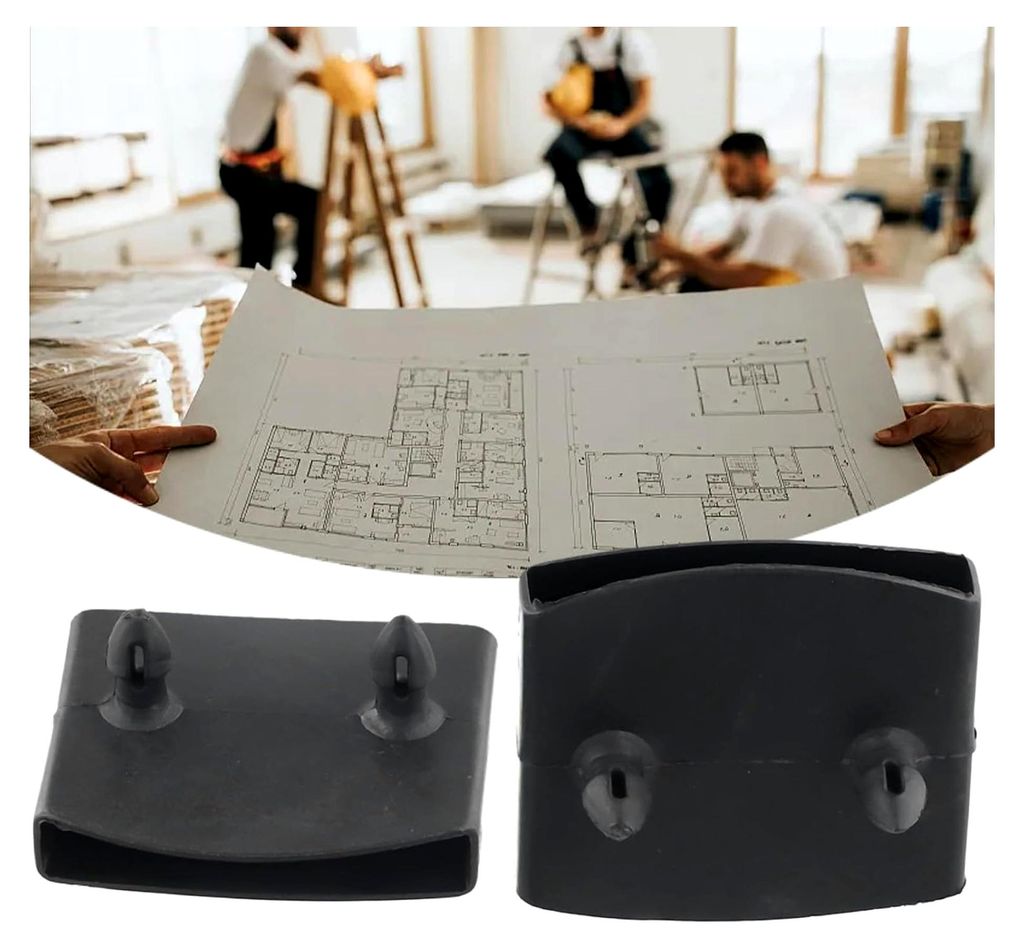 Kunststoff-Lattenhalterungen, Kappenbefestigungen, geeignet für Bettreparaturen (1 Stück 50 mm)