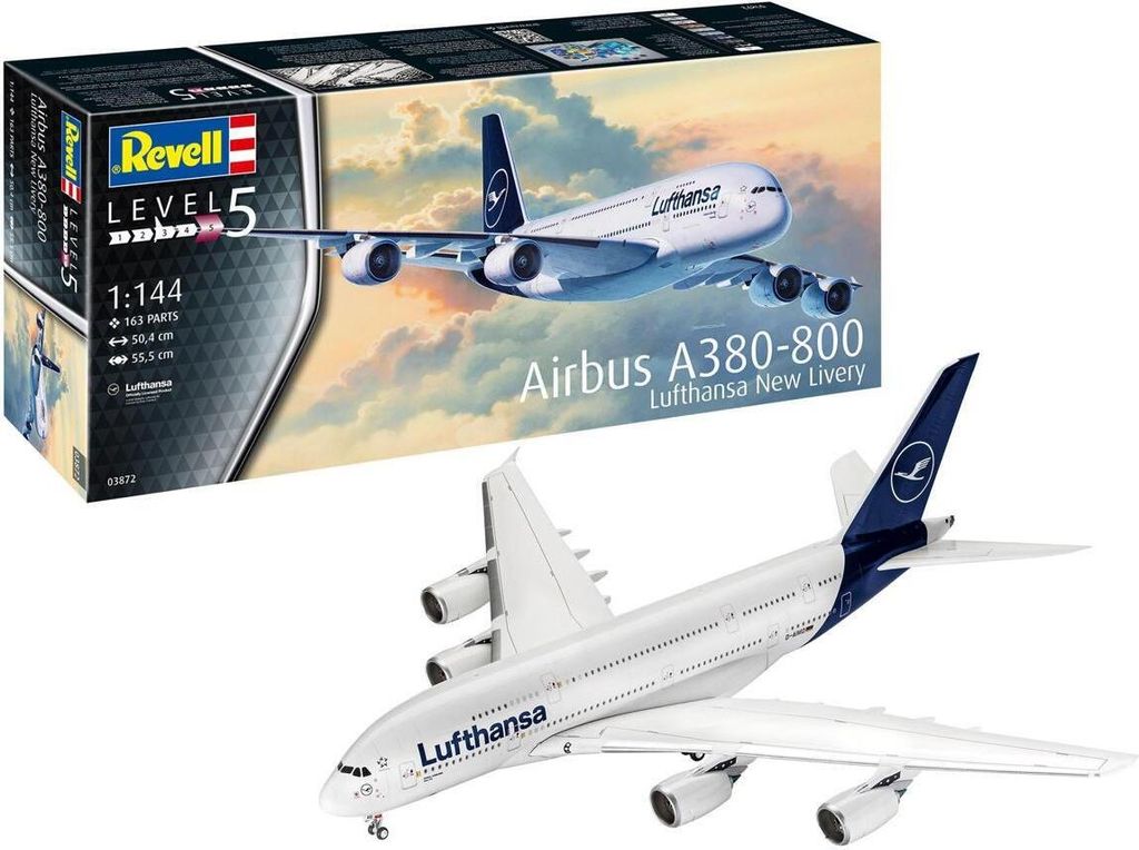 Revell Airbus A380-800 "Lufthansa" New Livery 1:144 Produktbild 