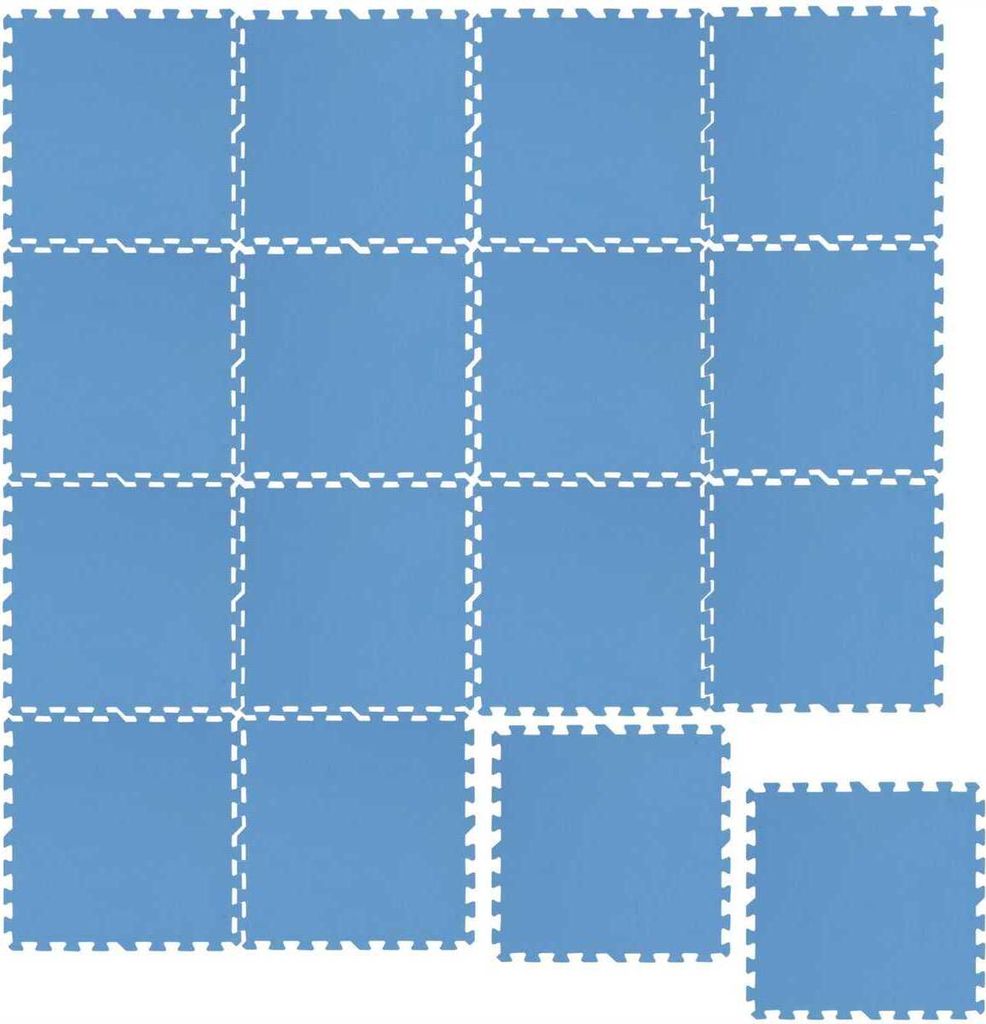 Ochranná podložka 50 x 50 cm, balenie po 8 ks, modrá, Obrázok produktu 
