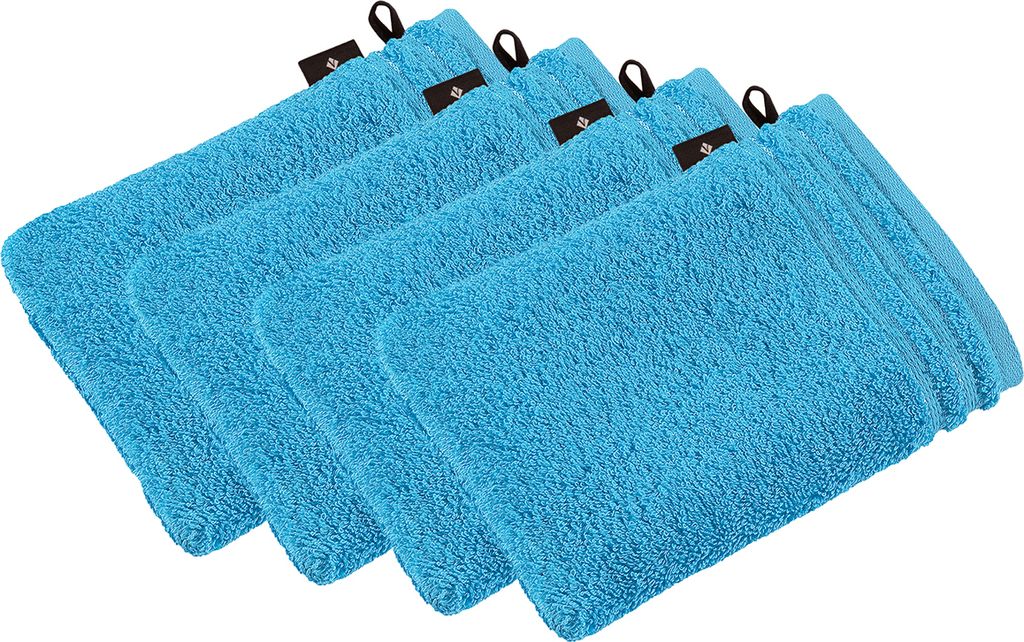 4er Pack Waschhandschuh Calypso feeling von der Marke Vossen 22 x 16 cm