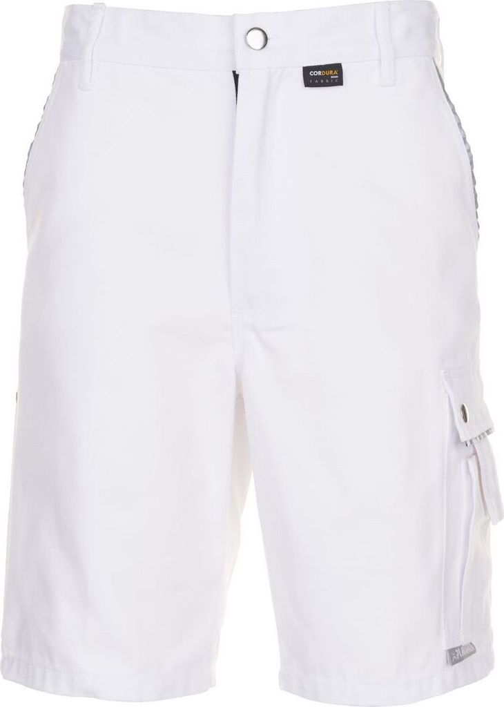 Pantaloni da lavoro corti Canvas 320 bianco puro/bianco Immagine del prodotto 