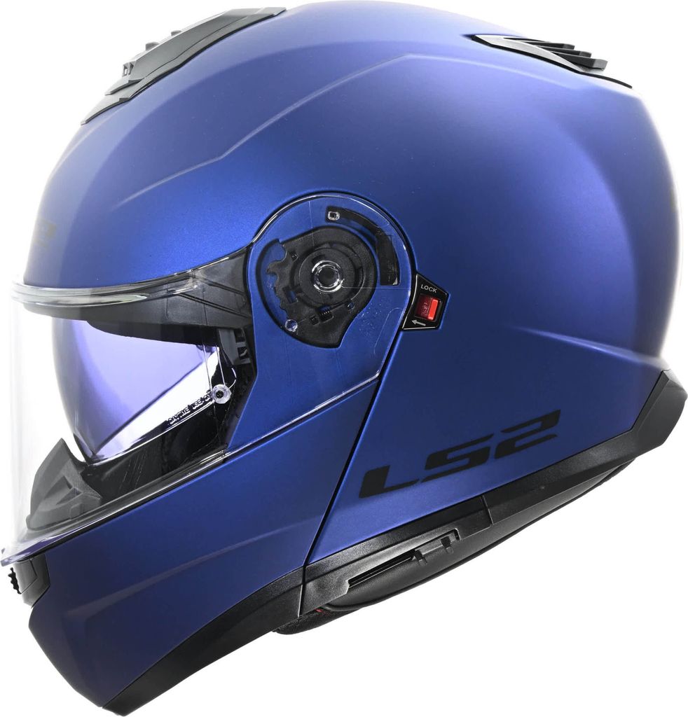 LS2 Klapphelm FF908 Strobe II XL Blau Matt Solid