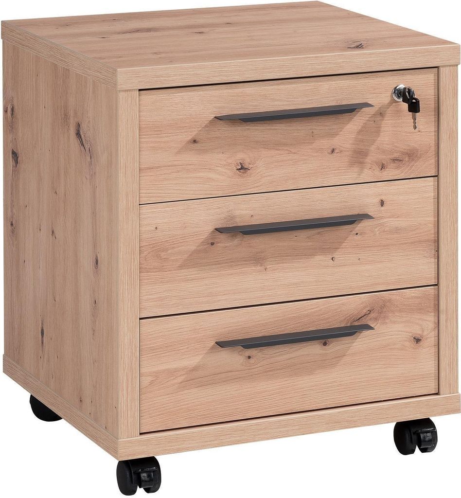Rollcontainer - 52 x 62 cm - Artisan Eichedekor - 3 Produktbild 