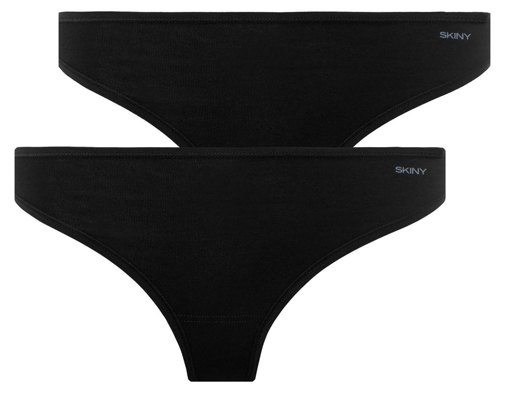 2er-Pack SKINY Damen String Advantage Baumwolle Stretch Produktbild 